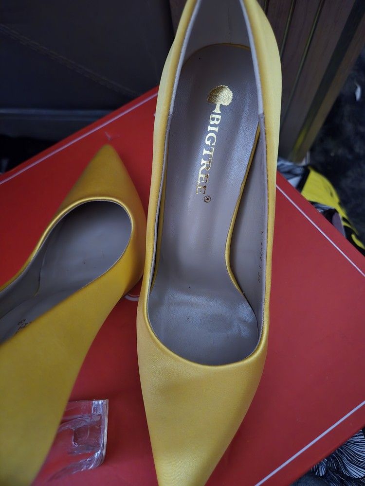Beautiful Yellow Heels