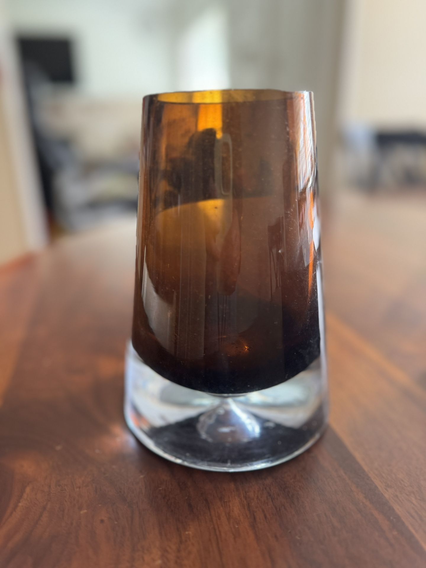 Solid Brown Flower Vase