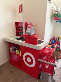 Target Toy Checklane + shopping cart - $100