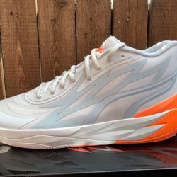 NEW MEN’S PUMA MB.02 GORANGE MELO BASKETBALL 🏀 SNEAKERS 378288-02 Sz 16 