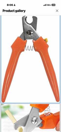 Dog Nail Trimmers #767C, Large and Small Breed Pet Nail Clippers Large dog nail clippers with 0.45 inch opening for thick nails. Sharp blades, spring 