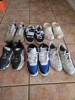 Young men shoe lot