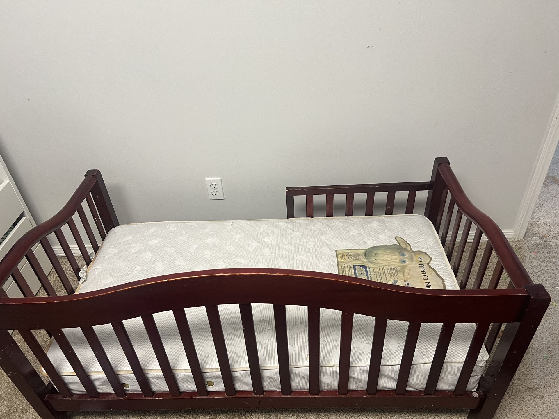 Bed and mattress for kids