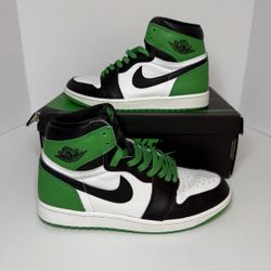 Jordan 1 High “Lucky Green” - Size 9M