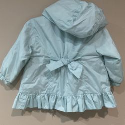 WOJCIK Baby Girl Light Lined Zipper Hoodie Pockets Jacket, 12-18 mo