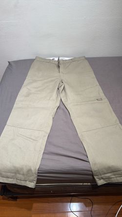 Khaki dickies double knee loose fit size 34x30