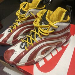 Reebok Shaqnosis Miami Heat Basketball Sneakers