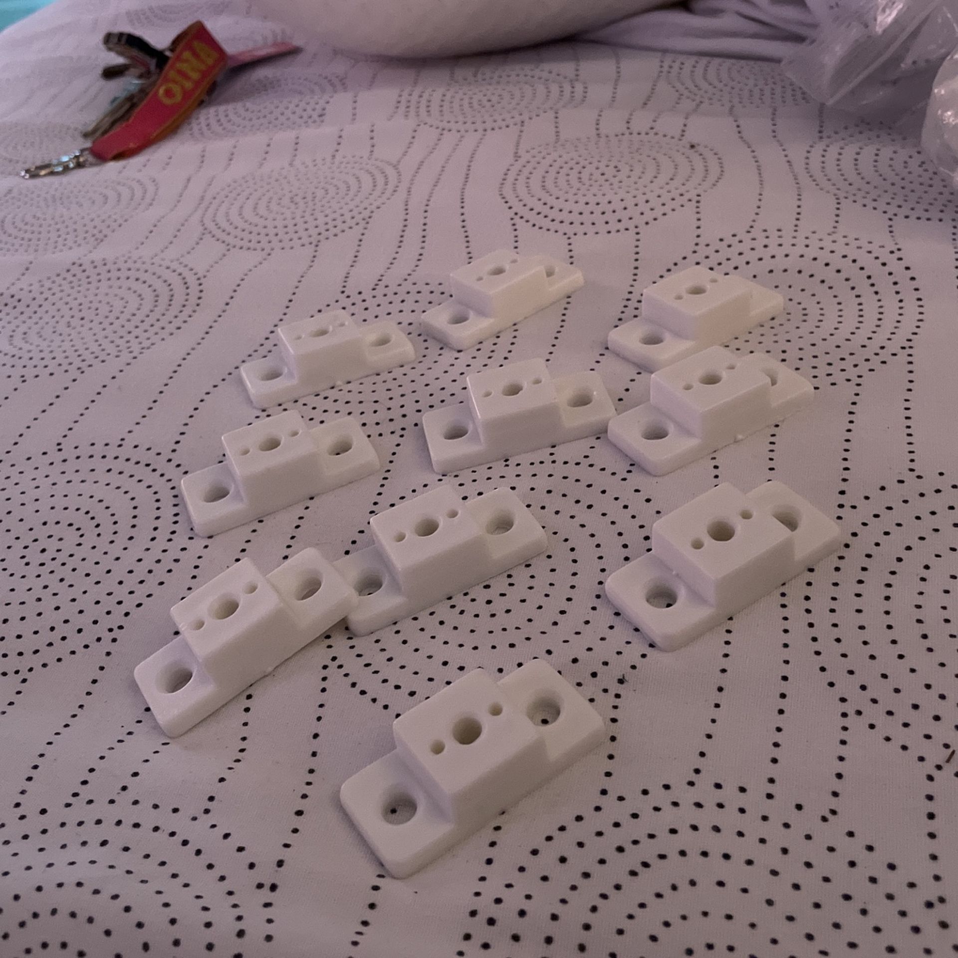 Spacers in all different sizes white color