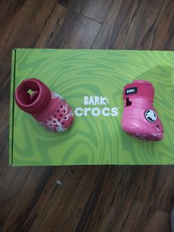 2 Pair Of Crocs For Dogs Size Medium