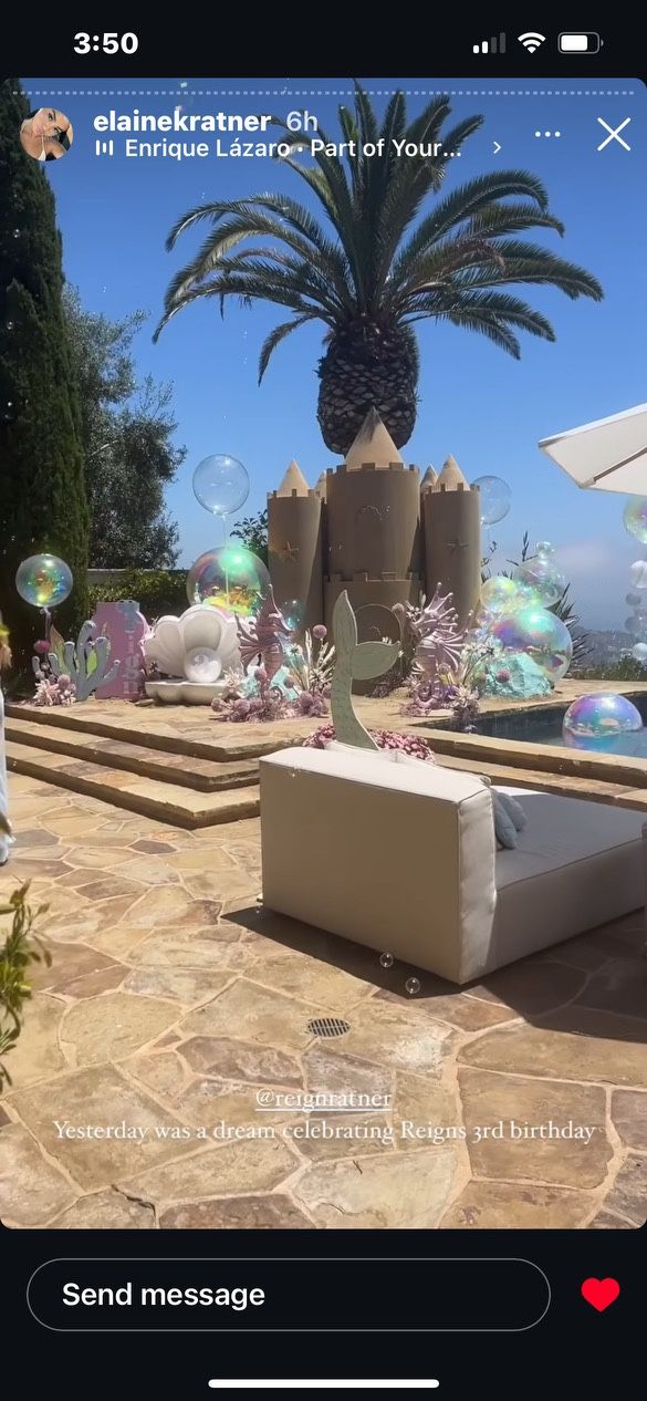 Sand Castle Party Backdrop