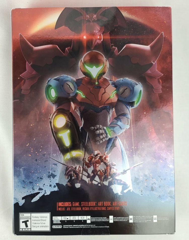 Metroid Dread Special Collector's Edition for Nintendo Switch Action Game Steel