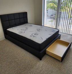 Queen Bed Frame / Available/ Mattress Sold Separately 