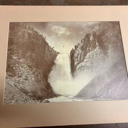 Old Photo Of A Waterfall