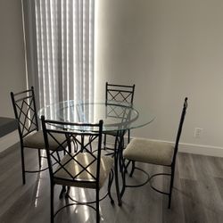 Glass Patio Table