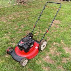 TROY BILT 21” 140cc Gas Powered Push Walk-Behind Mower

