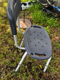 Shower Chair with Adjustable Legs