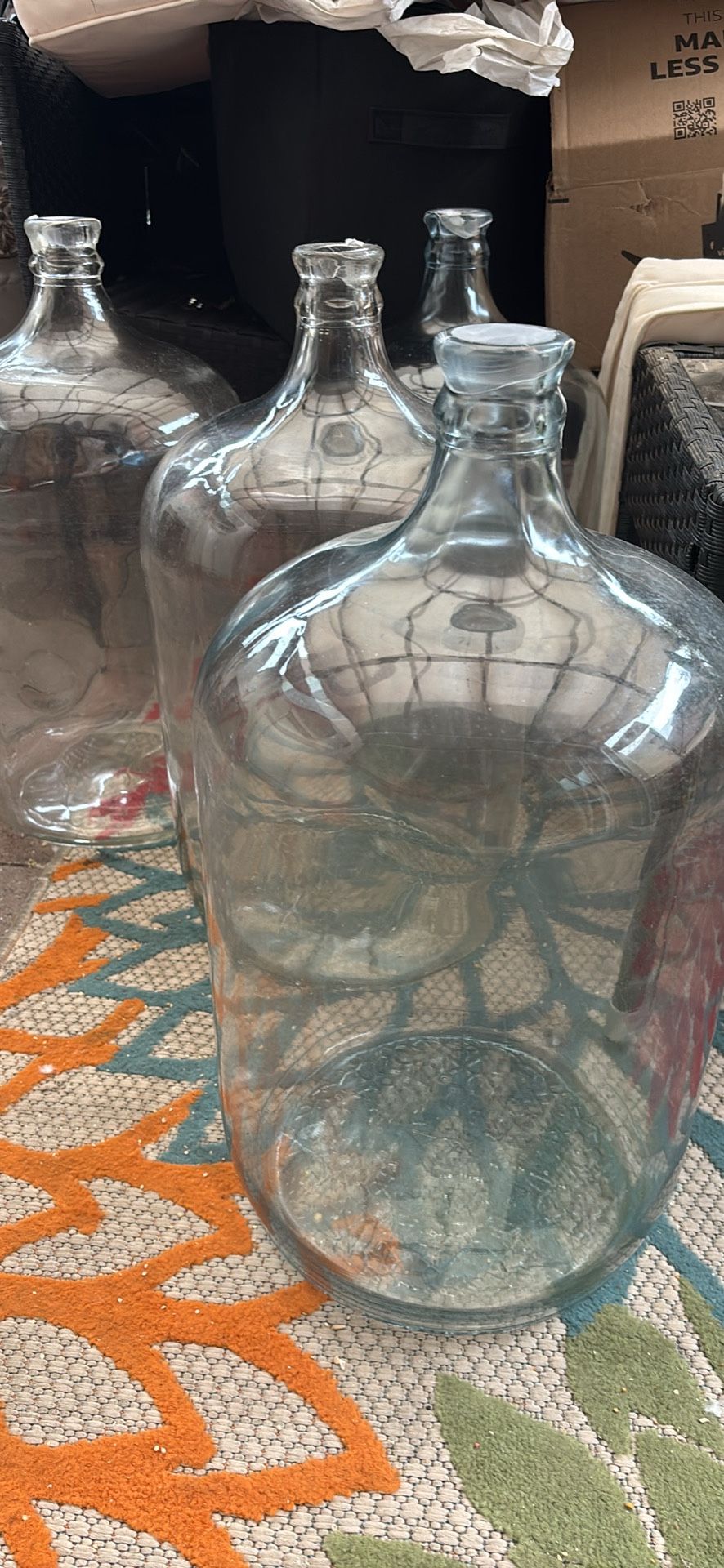 5 gallon Glass Bottles 