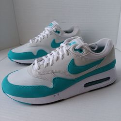 Size 10 Nike Air Max 1 '86 OG Men's Spikeless Golf Shoes White Dusty Cactus