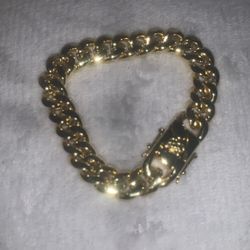 18k Gold Plated Cuban Bracelet 
