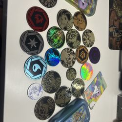 Pokemon Mini Tin With 20 Pokemon Collectible Coins 
