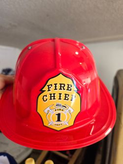 Fire Chief Costume Helmet