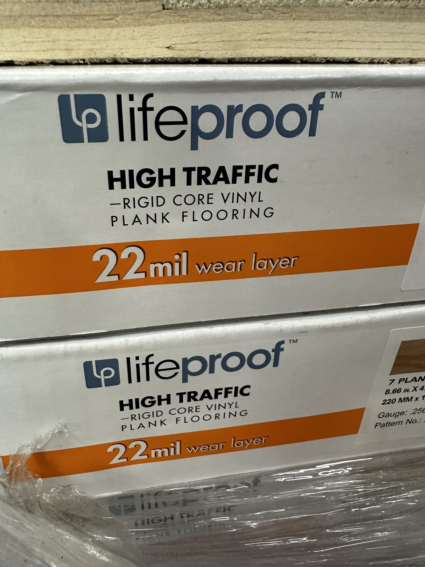 Pallet Of Rigid Core Vinyl Flooring
