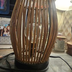 Fabulous Vintage Bamboo Lamp! Unique!