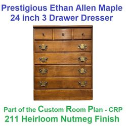 Allen 3 drawer Dresser
