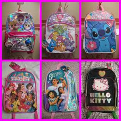 GIRL'S BACKPACK 👉16 INCHES TALL 👉 $25 EACH ONE