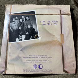 Chicago "Stay The Night / Only You" 45 R