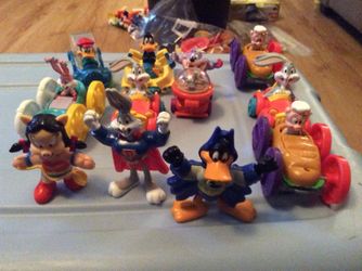 Vintage happy meal toys bugs bunny and friends lot of 11