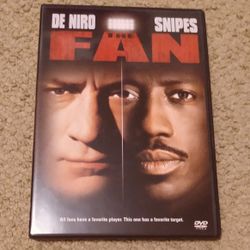 2004 THE FAN DVD - ROBERT DENIRO - WESLEY SNIPES