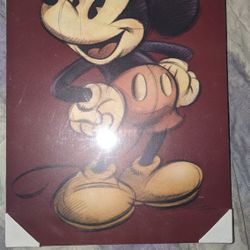 Mickey Mouse Canvas Art 
