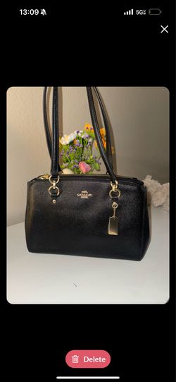 Black coach purse