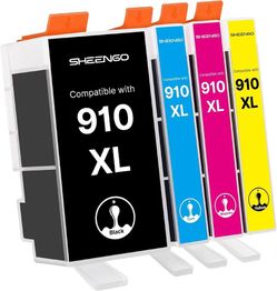 Brand new in box 910XL Ink Cartridges for HP Printers Replacement for HP 910XL Ink Cartridges Combo Pack for HP OfficeJet Pro 8020 8015 8025 8010 8018