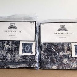 NWT Set of Merchant 41 Pillow Covers