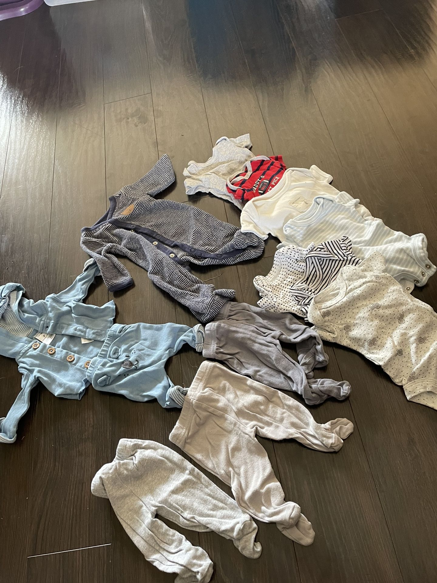 Baby Boy Preemie Clothing Lot