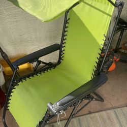 Folding reclining chair 