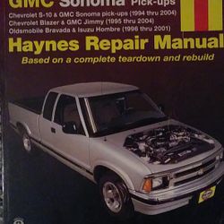 Haynes Chevrolet S-10 & GMC Sonoma pick-ups repair manual
