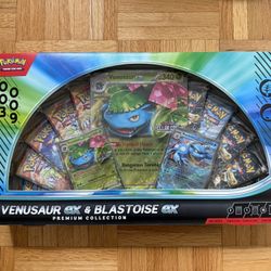 Pokemon Venusaur EX & Blastoise EX Premium Collection