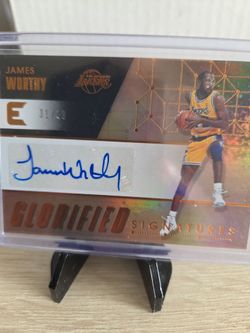 Lakers  James  Worthy  Certified  Autograph  Card