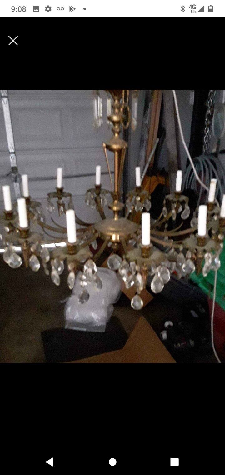 Antique Chandelier 1940s