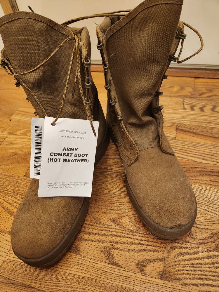 Army Hot Weather Boots (Soft Toe) 11r