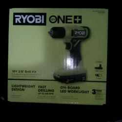 Package Deal Ryobi One Plus 18 V Drill Driver Kit And Circular Saw 
