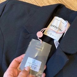 Shoulder padded blazer dress size small Amia Brand new with pink ribbon still attached