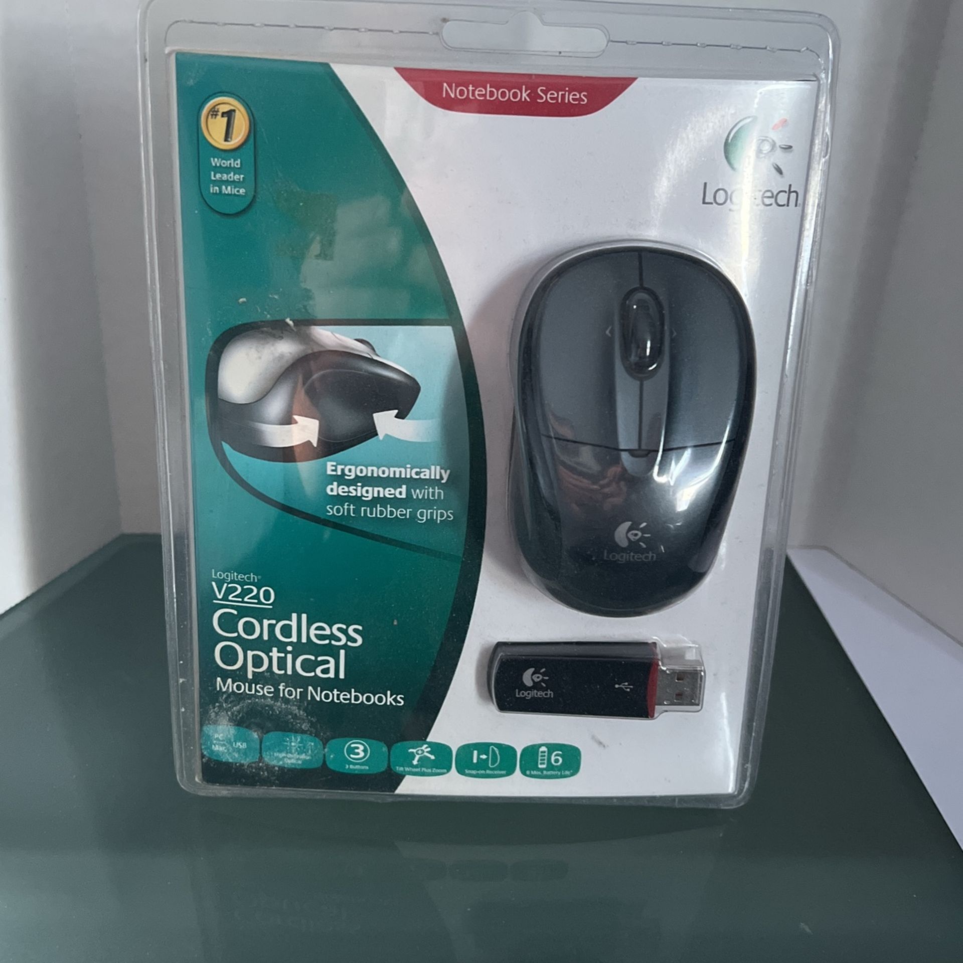 Logitech Cordless Optional Mouse For Notebook