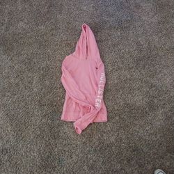 6$ Hollister Pink Jaket Missing String  Size S 