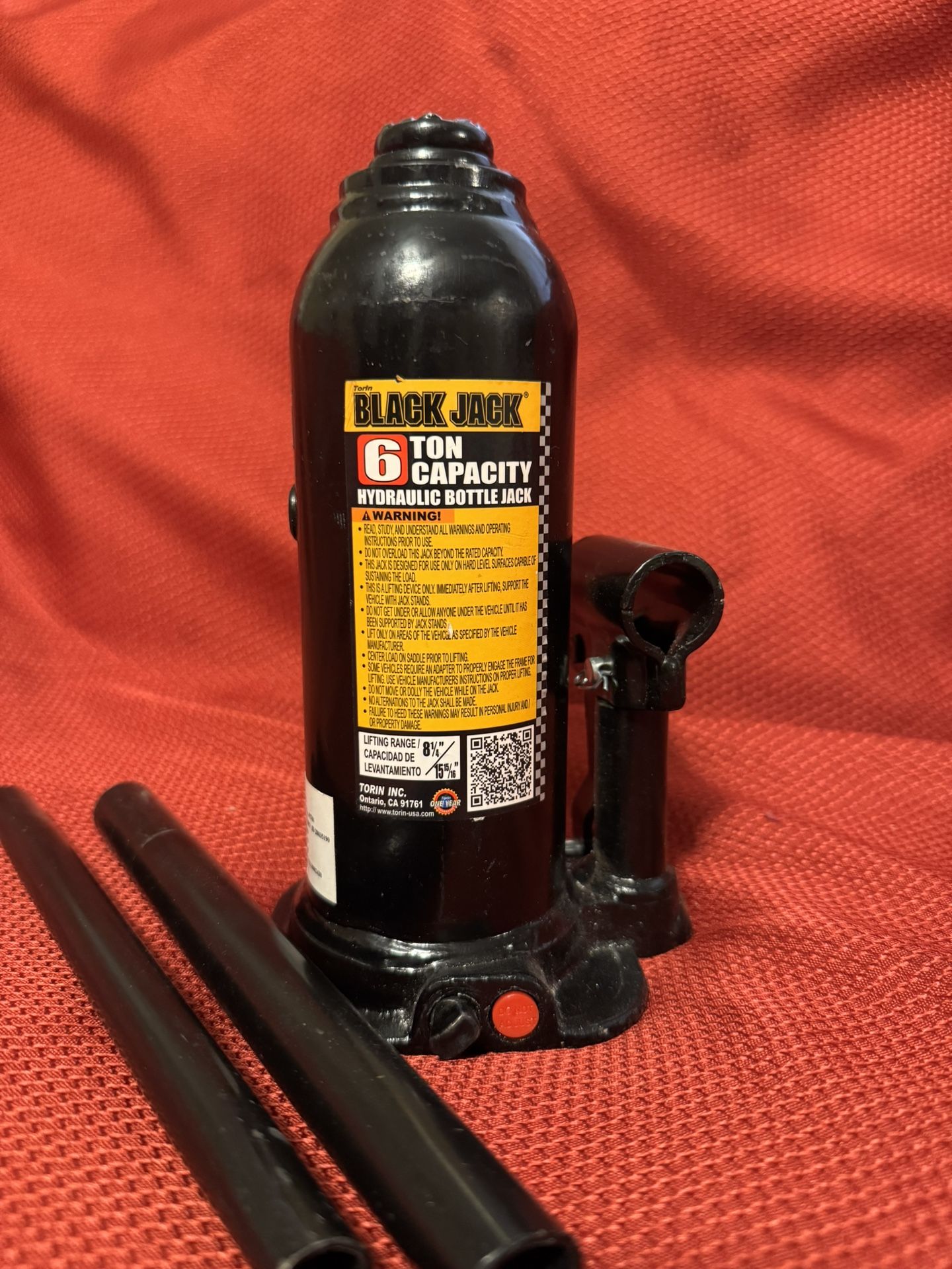 6 Ton Hydraulic Bottle Jack