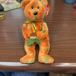 Exclusive Ty Beanie Baby LEAVES Mint With Mint Tags