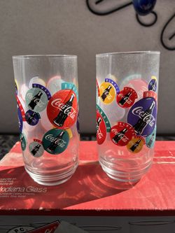 Vintage Coca Cola Drinking Glasses